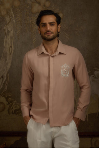 Pink stardust regal crest shirt
