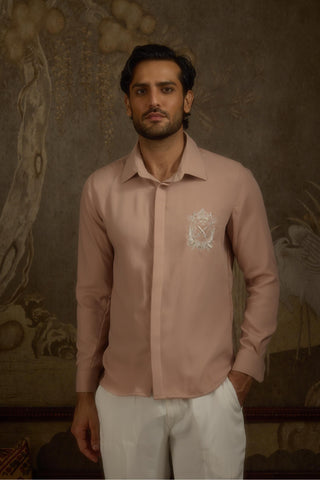 Pink stardust regal crest shirt