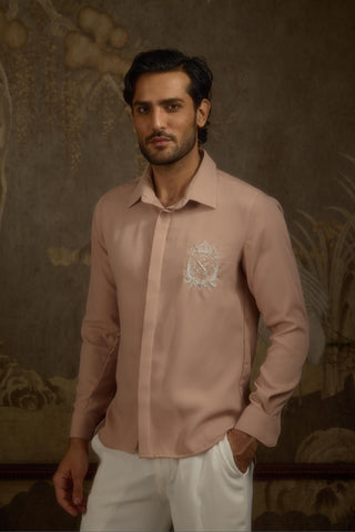 Pink stardust regal crest shirt