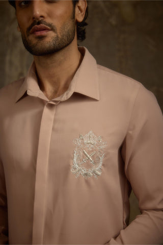 Pink stardust regal crest shirt