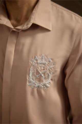 Pink stardust regal crest shirt