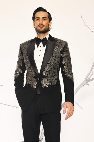 Black stardust stellar bloom tuxedo
