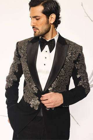 Black stardust stellar bloom tuxedo