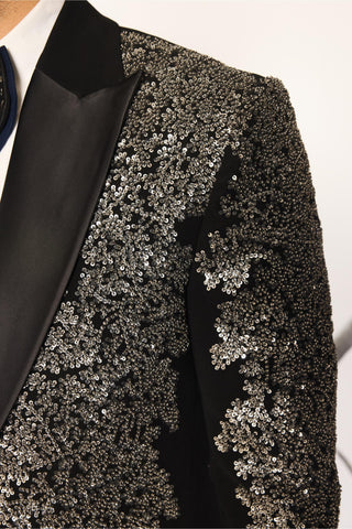 Black stardust stellar bloom tuxedo