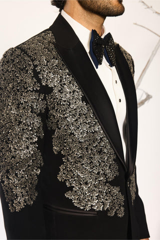 Black stardust stellar bloom tuxedo