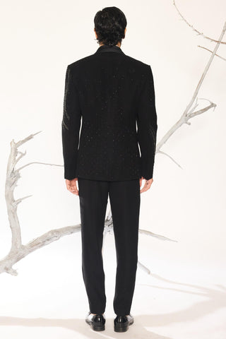 Black stardust stellar weave tuxedo
