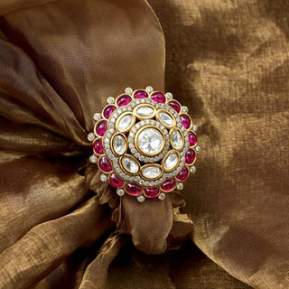 Ring for Indian Weddings – Red Advika by Amraani