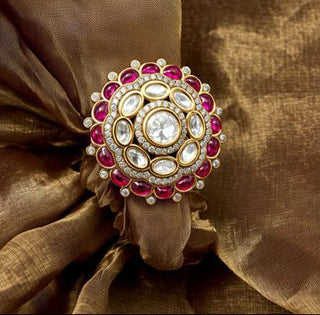 Ring for Indian Weddings – Red Advika by Amraani