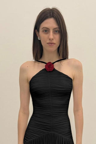 Dress Romantic Wear - Black Amina Dress by self-cntrd