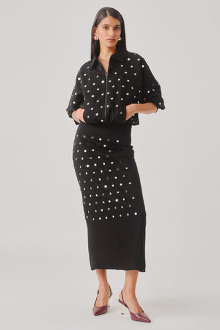 Co-ord Set for Contemporary Wear – Black Bling by Aroka