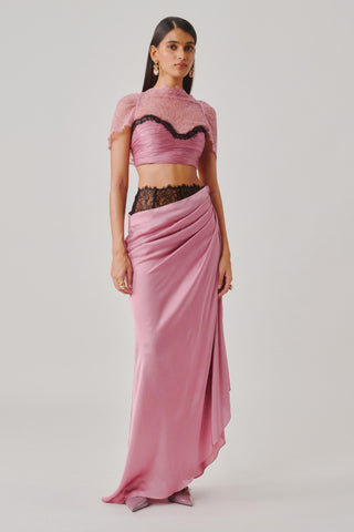 Co-ord Set For Contemporary- Pink Rosette By Aroka