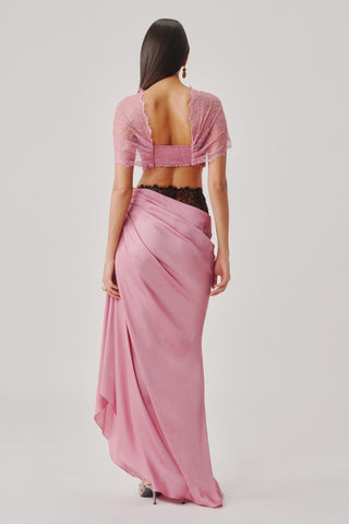 Co-ord Set For Contemporary- Pink Rosette By Aroka