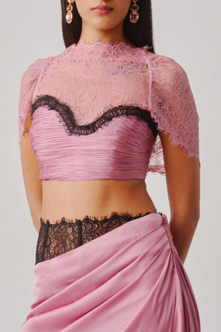 Co-ord Set For Contemporary- Pink Rosette By Aroka