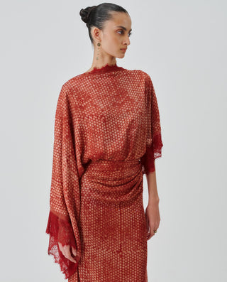 Orange Dress Contemporary Wear Anaya by Aroka