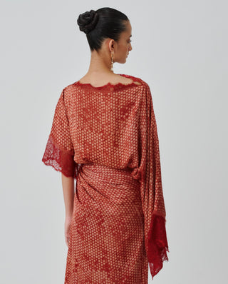 Orange Dress Contemporary Wear Anaya by Aroka