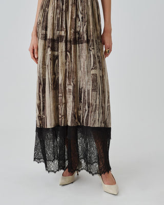 Beige Dress Contemporary Wear Natasha by Aroka