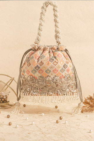 Multicolor aza bucket bag