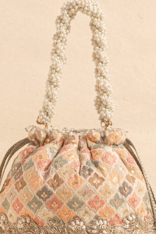 Multicolor aza bucket bag