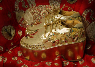 Golden luxe sneakers