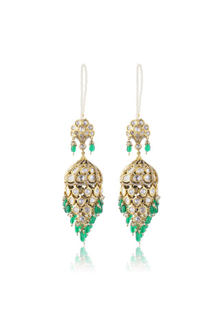 Jhumka Earrings for Indian Weddings – Green Begum by Amraani