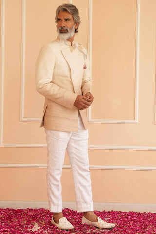 Ivory dil se khab zardosi menswear