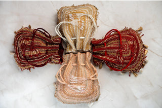 Festive Potli Bag Indian Wedding – Pink Baraq Blush by Nayaab by Sonia