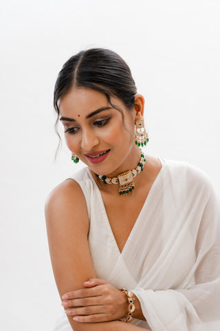 Choker Set Minimalist Wear - Gold Keira Choker by Putstyle