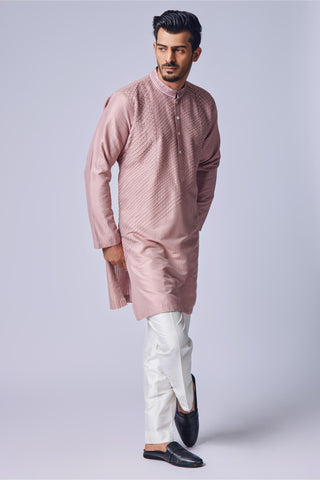 Peach kurta with with pant