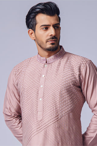 Peach kurta with with pant