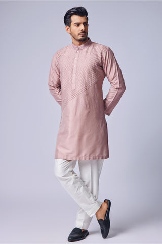Peach kurta with with pant