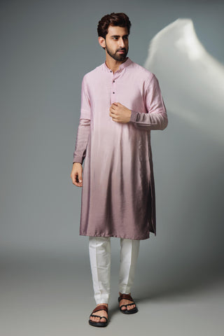 Gray ombre kurta and pant