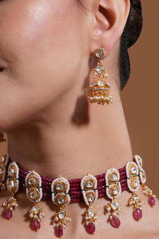 Choker Set for Indian Weddings – Green Devika by Amraani
