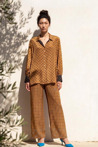 Co-ord Set Contemporary Wear - Brown Crossplay by Nautanky