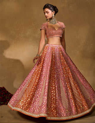 Lehenga Set Indian Wedding Pink Saba Lehenga by Chamee & Palak