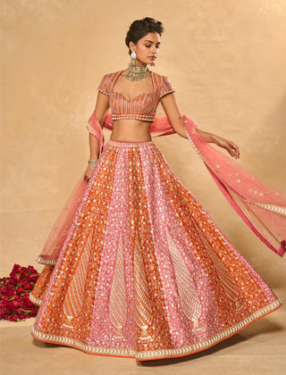 Lehenga Set Indian Wedding Pink Saba Lehenga by Chamee & Palak