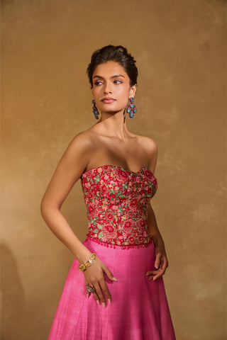 Lehenga Set Indian Wedding Pink Tanya Lehenga Set by Chamee & Palak