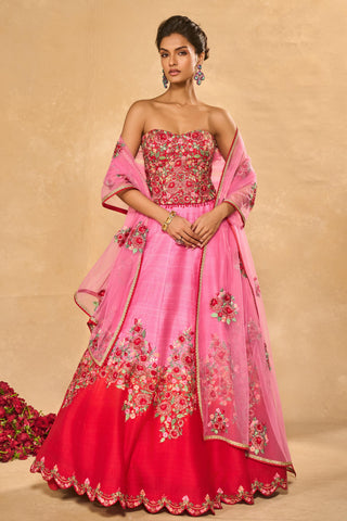 Lehenga Set Indian Wedding Pink Tanya Lehenga Set by Chamee & Palak