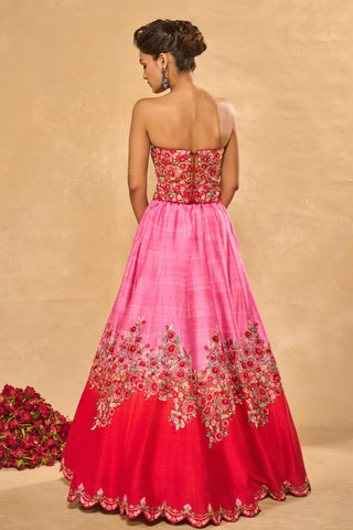 Lehenga Set Indian Wedding Pink Tanya Lehenga Set by Chamee & Palak