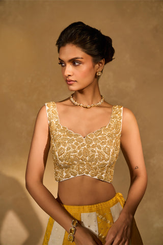 Lehenga Set Indian Wedding Yellow Bhumi Lehenga by Chamee & Palak