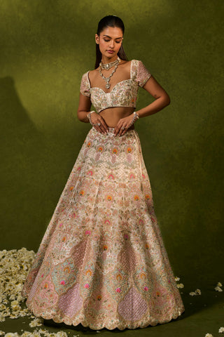 Lehenga Set Indian Wedding Multicolor Kiara Lehenga Set by Chamee & Palak