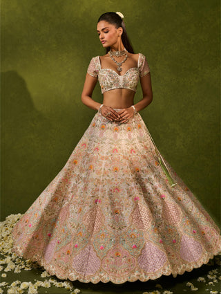 Lehenga Set Indian Wedding Multicolor Kiara Lehenga Set by Chamee & Palak