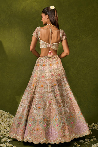 Lehenga Set Indian Wedding Multicolor Kiara Lehenga Set by Chamee & Palak