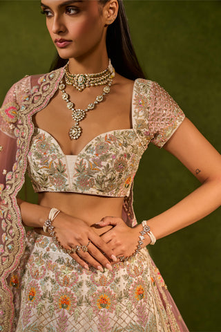 Lehenga Set Indian Wedding Multicolor Kiara Lehenga Set by Chamee & Palak