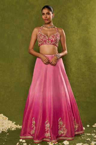Lehenga Set Indian Wedding Pink Inara Lehenga by Chamee & Palak