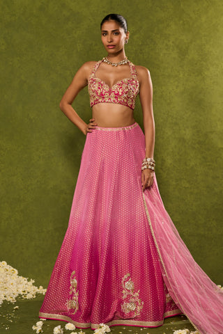 Lehenga Set Indian Wedding Pink Inara Lehenga by Chamee & Palak