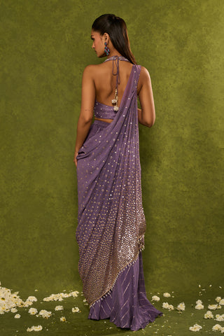 Sharara Set Indian Wedding – Purple Hunar Sharara by Chamee & Palak