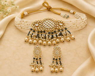 Choker Set for Indian Weddings – Green Amolika by Amraani