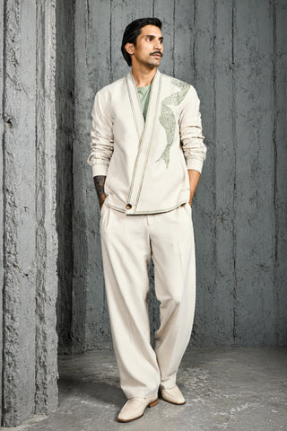 Shacket Set for Contemporary Wear - Abstract Spiral by Sarab Khanijou