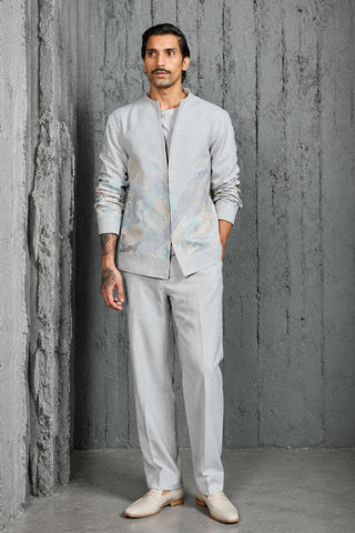 Shacket Set for Contemporary Wear - Blue Powder Ridge by Sarab Khanijou