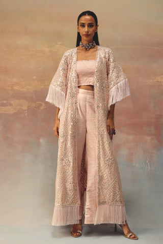 Pink Kaftan Set for Indian Festive Wear by Twenty Nine